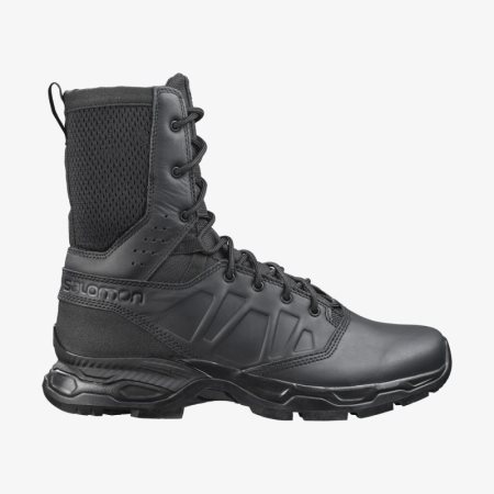 Salomon URBAN JUNGLE ULTRA Mens Tactical Boots Black UK KYQJ